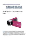 The HMX-Q10 – Easy-to-Use Full HD Camcorder