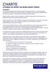 Charte éthique du sport