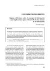 Reflexion sobre el concepto de informacion 