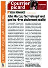 L'Homme qui rêvait de John Marcus [ Une lueur d'espoir dans ce monde en perdition ! Le Courrier Picard ]
