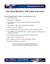 Unlock Instructions for Claro Brasil Blackberry 8120