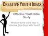 Youth Bible Studies - Effective Youth Bible Study