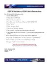 Unlocking Instructions for O2 UK Blackberry 8220