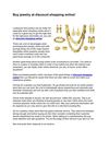 Buy jewelry at discount shopping online!