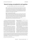 Music Training and Brain Development