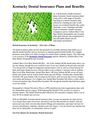 Kentucky Dental Insurance Plans and Benefits