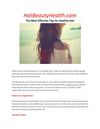 healthy hair care