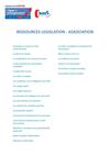 Supports sur la législation des associations