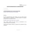 Avertissement suite à un comportement fautif