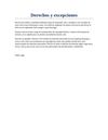Derechos y Excepciones