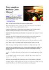 Free American Roulette Game Glossary