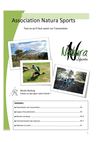 Brochure Natura Sports