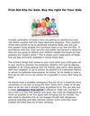 First Aid Kits for Sale-Buy the right for Your Kids