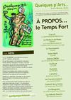 à propos... Quelques p'Arts... le Temps Fort