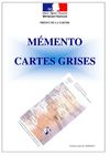 Cartes grises : le mémento