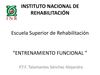 Terapia fisica y ocupacional