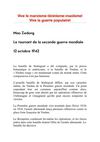 Mao Tsé-Toung : le tournant de la seconde guerre mondiale (12 octobre 1942)