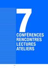 7. Conférences - Rencontres - Lectures - Ateliers