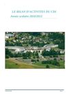 Bilan du CDI 2010/2011