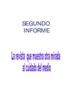 SEGUNDO INFORME
