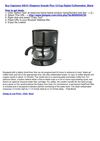 Capresso 449.01 Elegance Grande Plus 12-Cup Digital Coffeemaker, Black