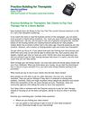 40-Get Clients to Pay Your Therapy Fee in a Down Market