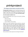 Five things to know before you print your flyer