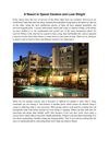 A Resort to Spend Vacation and Lose Weight
