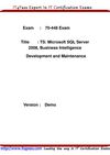 IT4pass real test 70-448 exam dumps vce free pdf