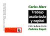 Trabajo Asalariado y Capital -Carlos Marx - 