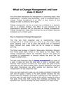 What is Change Management and how does it Work?