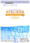 O.P.e.N. - Planning des ateliers - Septembre 2011
