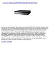 Disc Players & Recorders - Sharp Aquos BDHP20U 1080p Blu-Ray Disc Player