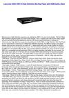Disc Players & Recorders - VIZIO VBR110 High Definition Blu-Ray Player with HDMI Cable, Black