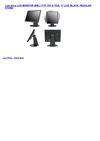 Electronics - LCD MONITOR IBM,L171P, DVI & VGA, 17 LCD, BLACK, REGULAR STAND