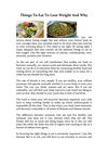 Things To Eat To Lose Weight And Why