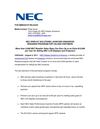 NEC DISPLAY SOLUTIONS LAUNCHES ENHANCED REWARDS PROGRAM FOR VALUED PARTNERS