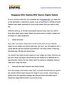 Singapore seo dealing with search engine robots 