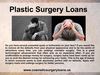 Plastic Surgery Loans
