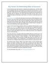Key Factors For Determining Rates Of Insurance 