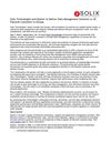 Solix Technologies and Quistor to Deliver Data Management Solutions to JD Edwards Customers in Europe