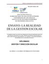 Ensayo 4-La realidad de la gestion escolar-Gloria Tecorralco