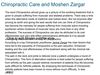 Chiropractic Care and Moshen Zargar