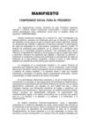 Manifiesto por un Compromiso Social para el Progreso