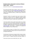 Prostate Cancer Antioxidant Levels for Risk Reduction in Men
