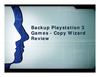 Backup Playstation 3 Games - Copy Wizard Review