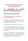 Résolution sur l'établissement des communes populaires à la campagne (29 août 1958)