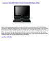Portable Audio & Video - Sony DVP-FX820W 8-Inch Portable DVD Player, White