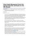Shaw Capital Management Scam Info: Hackers steal SSL certificates for CIA, MI6, Mossad