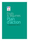 Plan d'action fruits et légumes septembre 2011